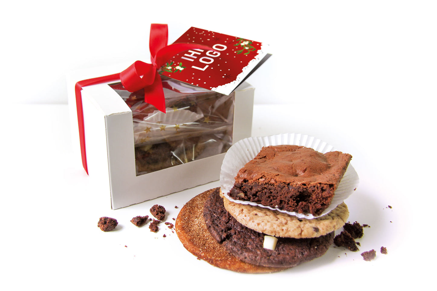 Cookie Geschenkbox M! Individuelles Etikett